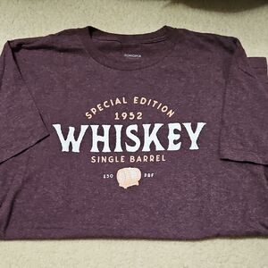 Sonoma Men's Burgundy Whiskey Graphic Tee